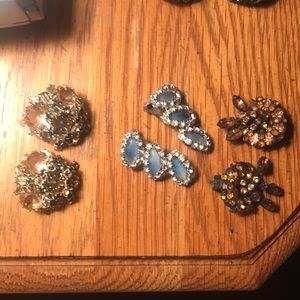 Vintage clip on earrings